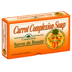 Home carrot complexion soap